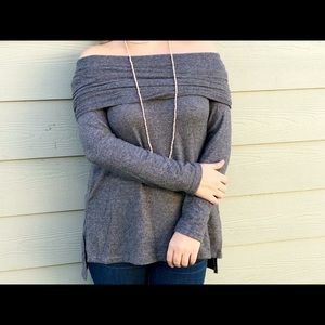 Off the shoulder